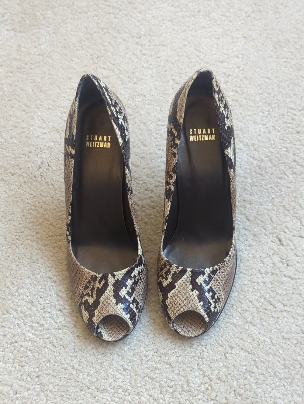 Pretty Reptile Stuart Weitzman Heels